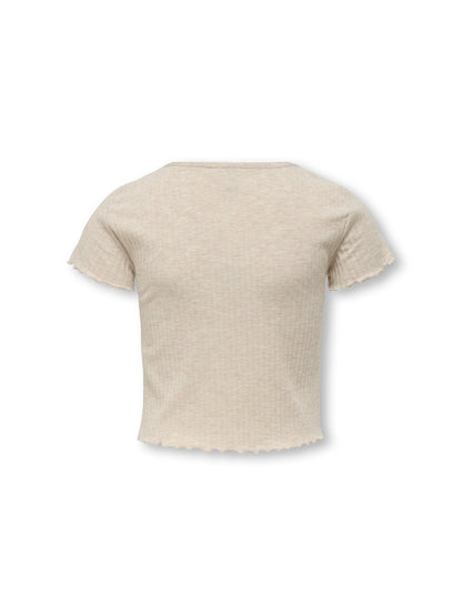 Kids' Knitted Top Ecru