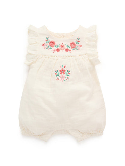 Baby Embroidered Romper