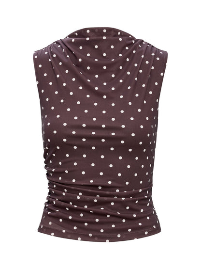 Danni Draped Sleeveless Top