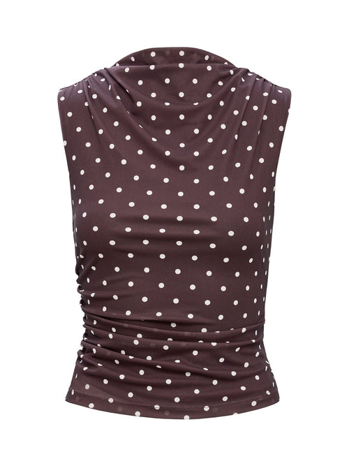 Danni Draped Sleeveless Top