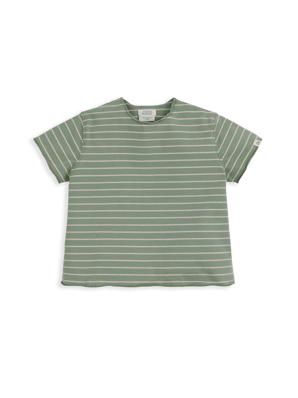 Baby Stripe T-Shirt and Trouser Set Blue