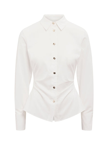 Ange Slim Fitted Shirt Porcelain