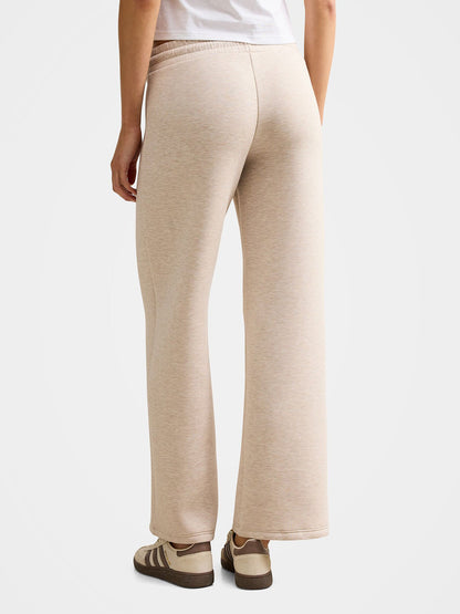 Tiana Wide Leg Track Pants True Cream