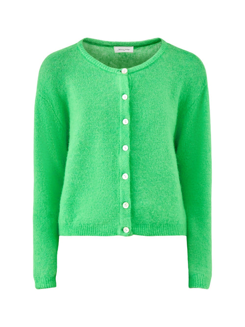 Vitow Knit Cardigan Green