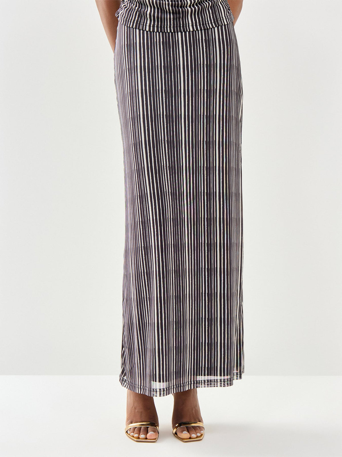 Shea Jersey Maxi Skirt Black