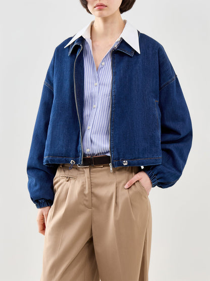 Itacare Denim Bomber Jacket