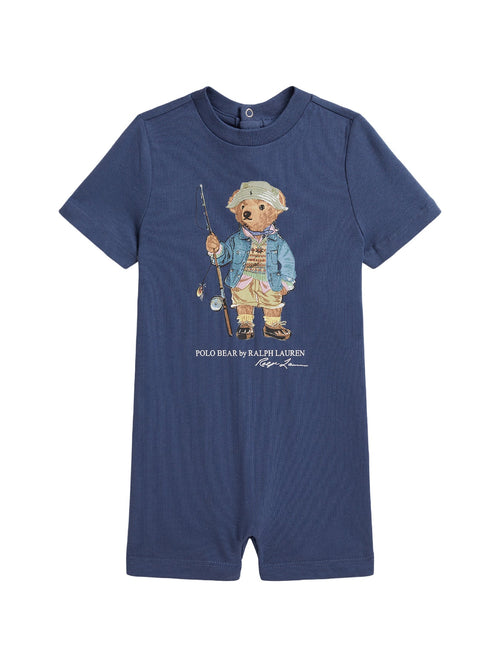 Baby Knit Shortall Navy