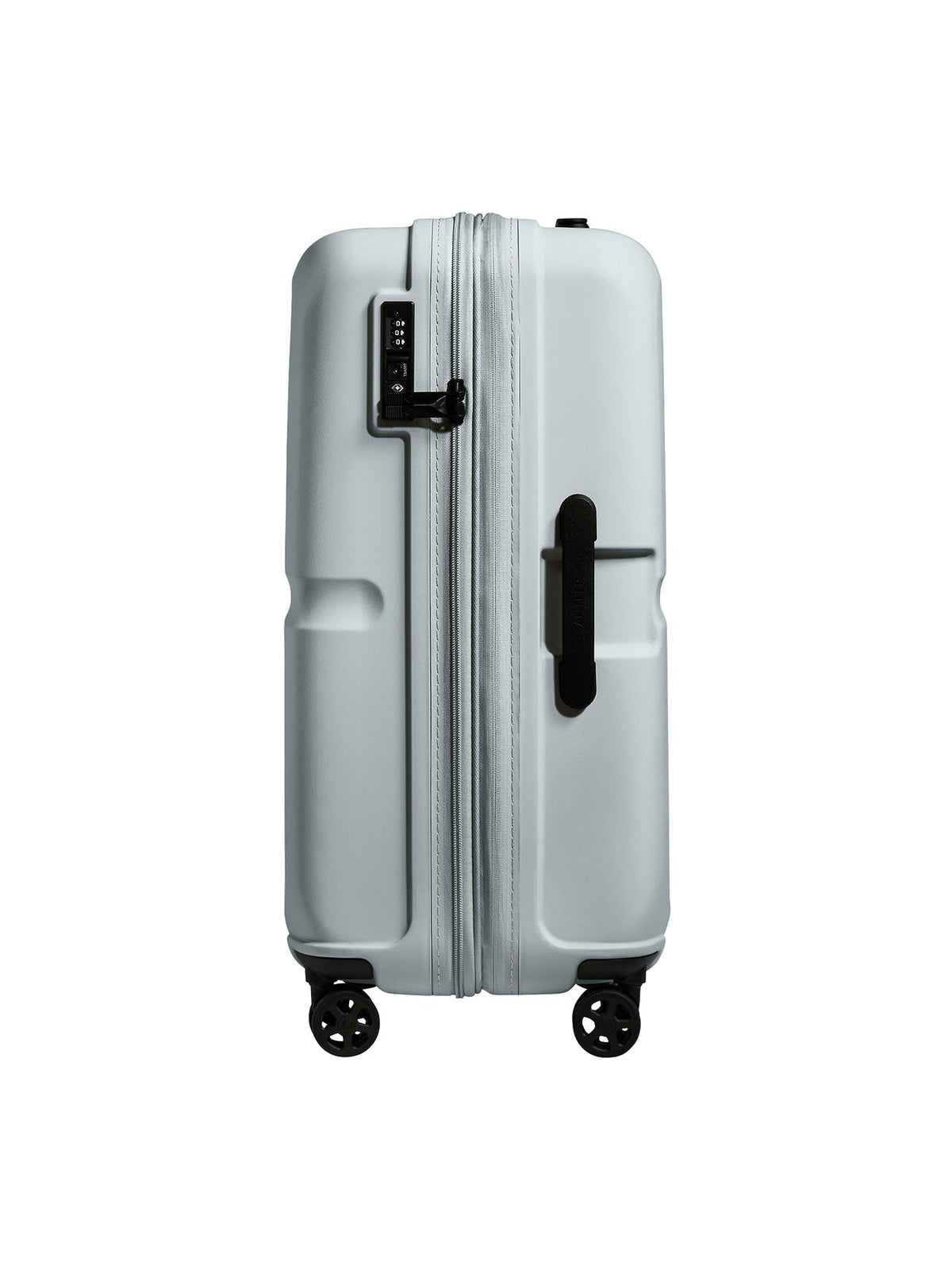 Single Stripe Medium Expandable Suitcase Blue 68cm