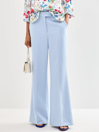 Danja Wide Leg Trousers Blue