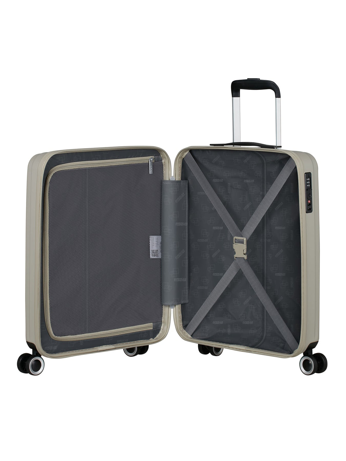 Aerojoy Spinner Cabin Suitcase 55cm Neutral
