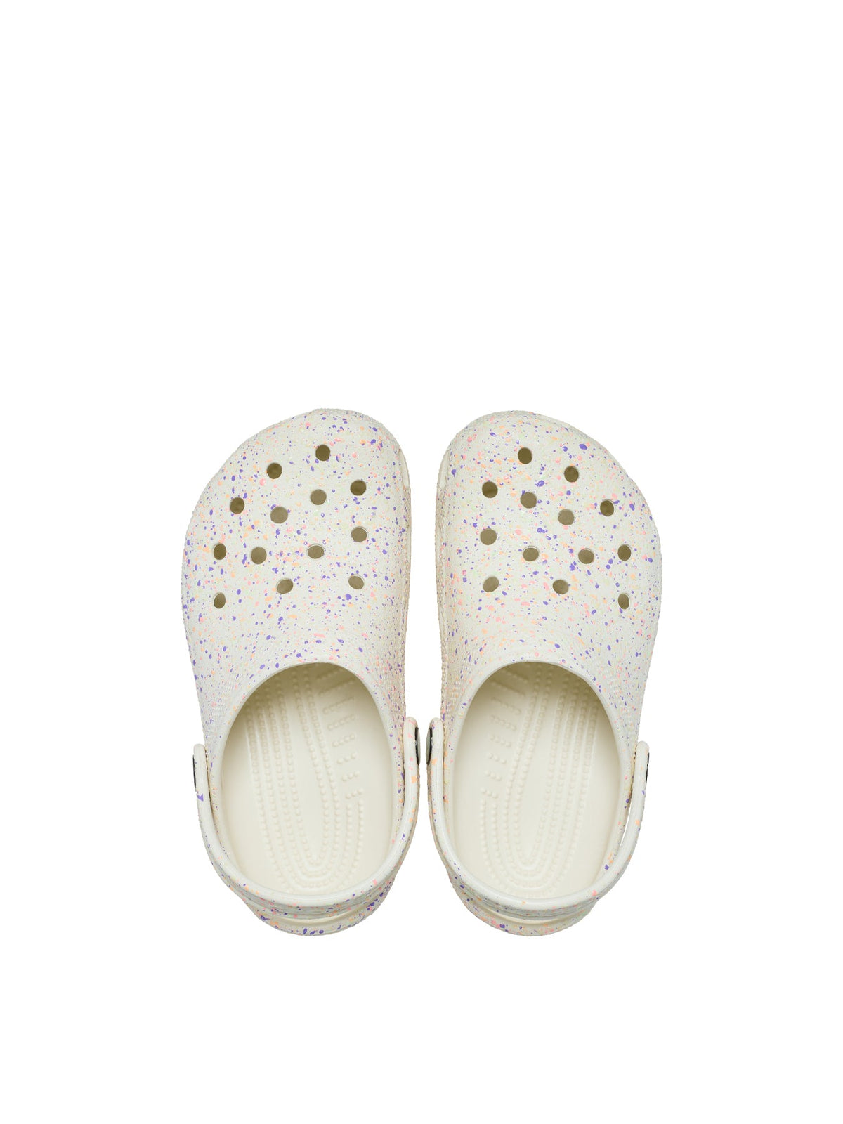 Kids' Glow Paint Splatter Clogs White