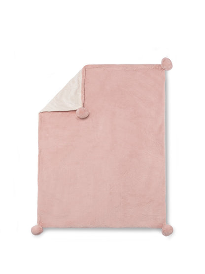 Pom Pom Baby Blanket - Cumin