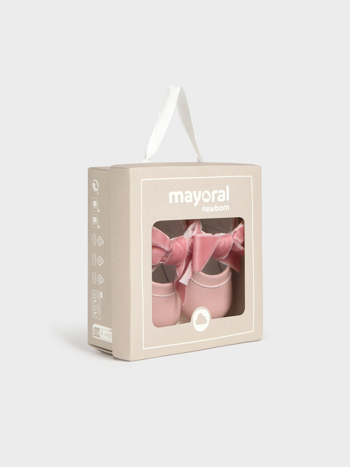 Baby Bow Buckle Shoes Pink
