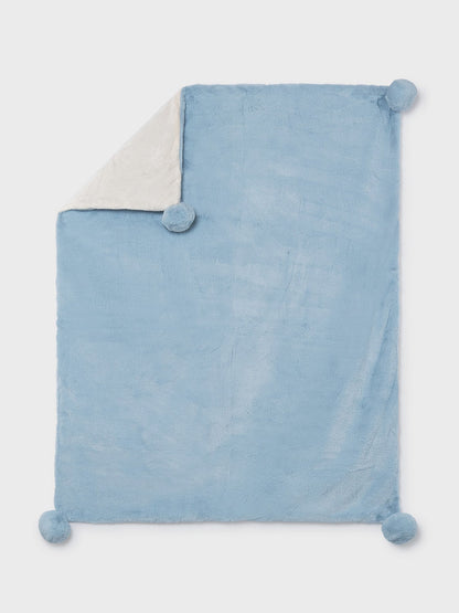 Pom Pom Baby Blanket - Cumin