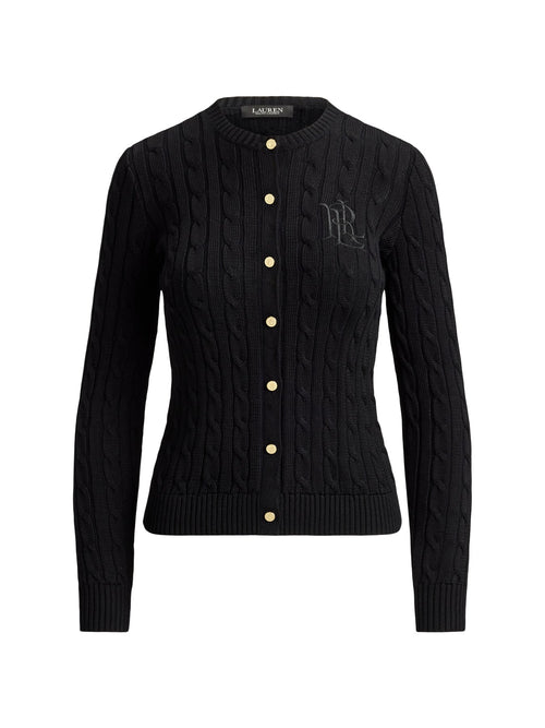 Ralhan Crew Neck Cardigan Black