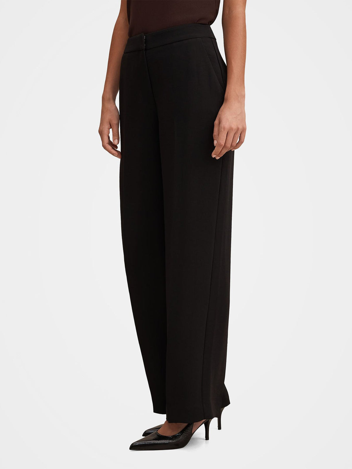 Dani Straight Leg Pants Black