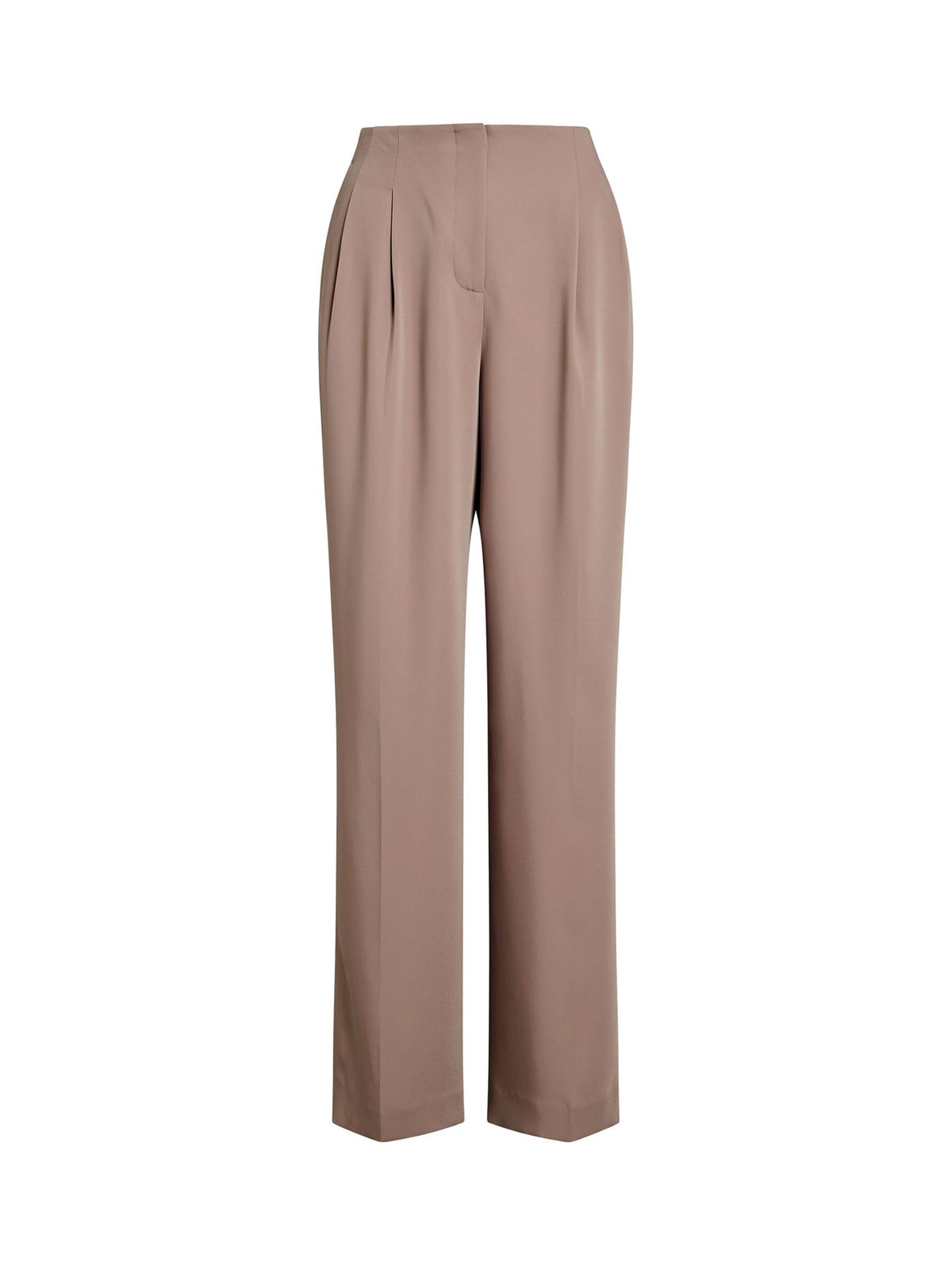 Julia Pleated Wide Leg Pants Brown