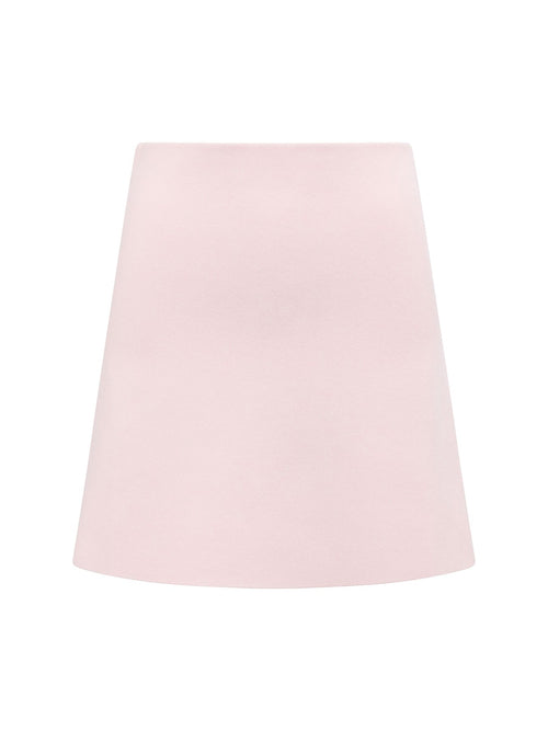 Aria Knitted Mini Skirt Pink