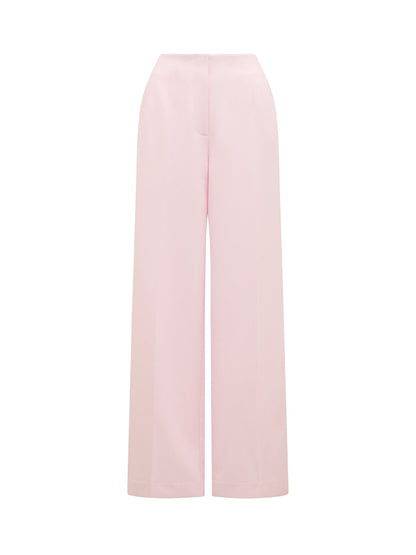 Lee Wide Leg Trousers Pink