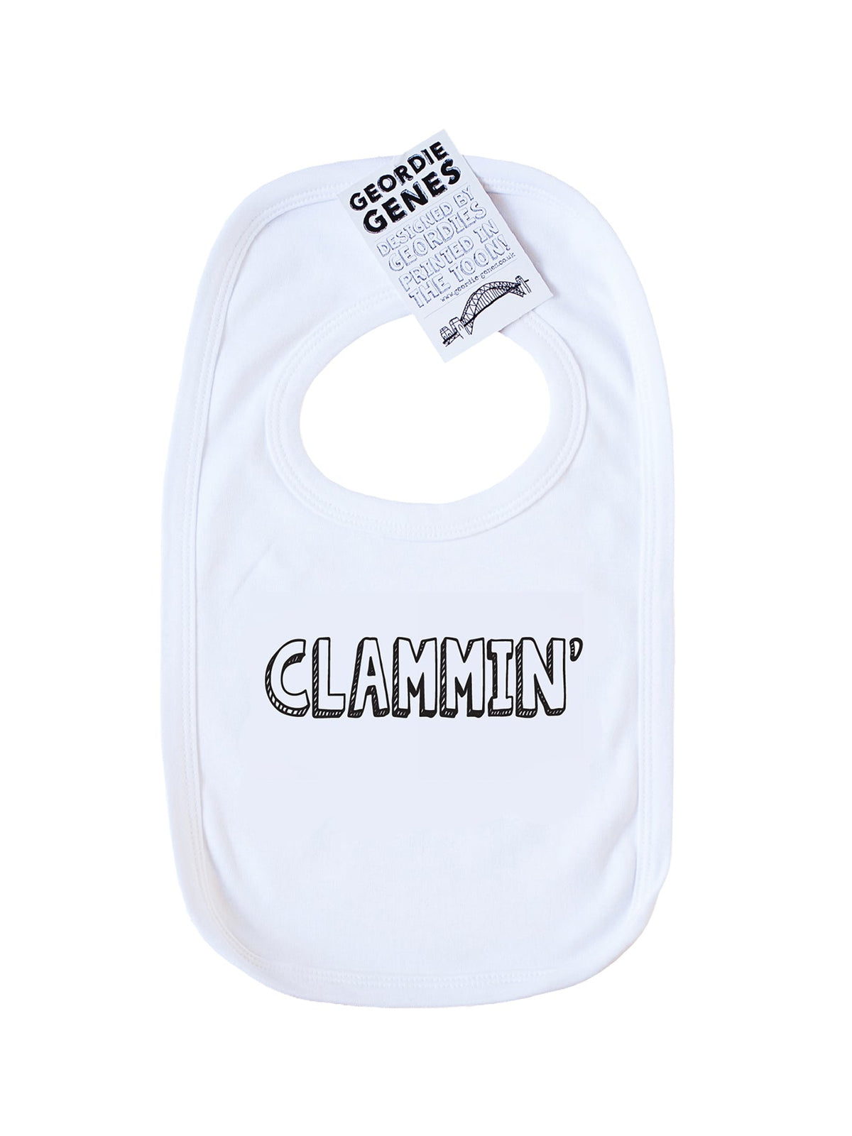 Clammin Baby Bib Black