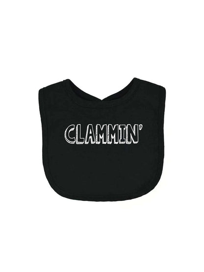 Clammin Baby Bib Black