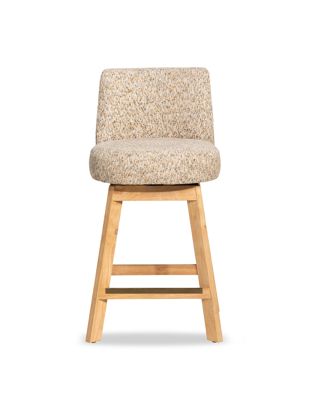 Darnford Neutral Fabric Counter Stool