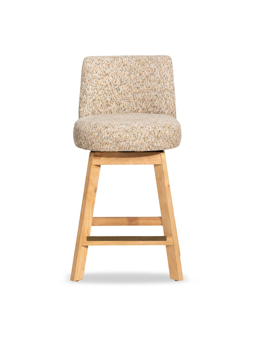 Darnford Neutral Fabric Counter Stool