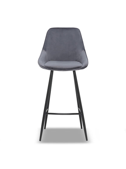Southbury Grey Fabric Bar Stool