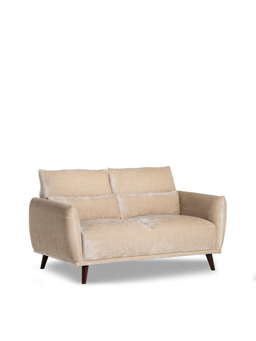 Mallory Neutral Fabric 2 Seater Sofa