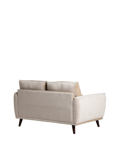 Mallory Neutral Fabric 2 Seater Sofa