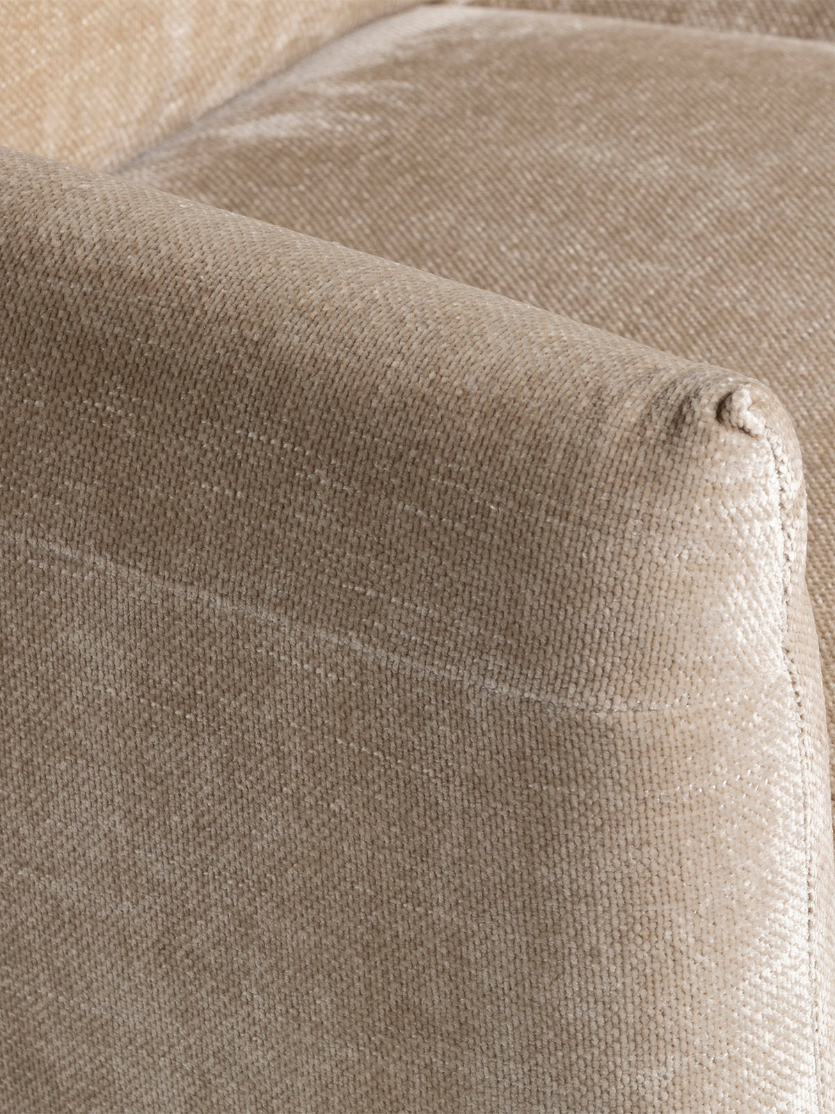 Mallory Neutral Fabric 2 Seater Sofa