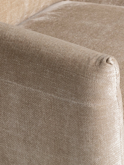 Mallory Neutral Fabric 2 Seater Sofa
