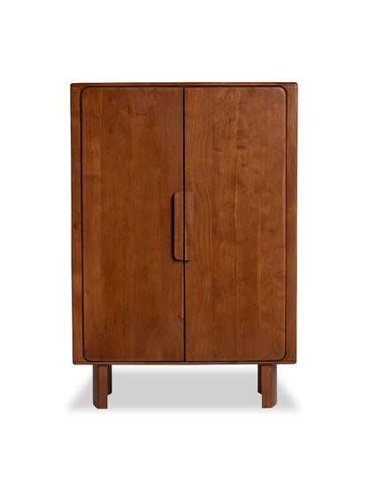 Zerina Walnut Highboard Cabinet