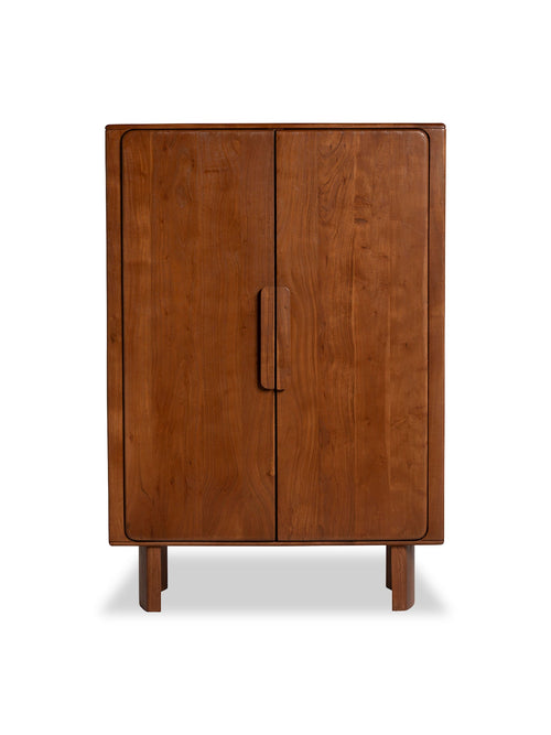Zerina Walnut Highboard Cabinet