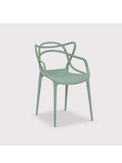 Masters Sculpted Dining Chair Sage Green