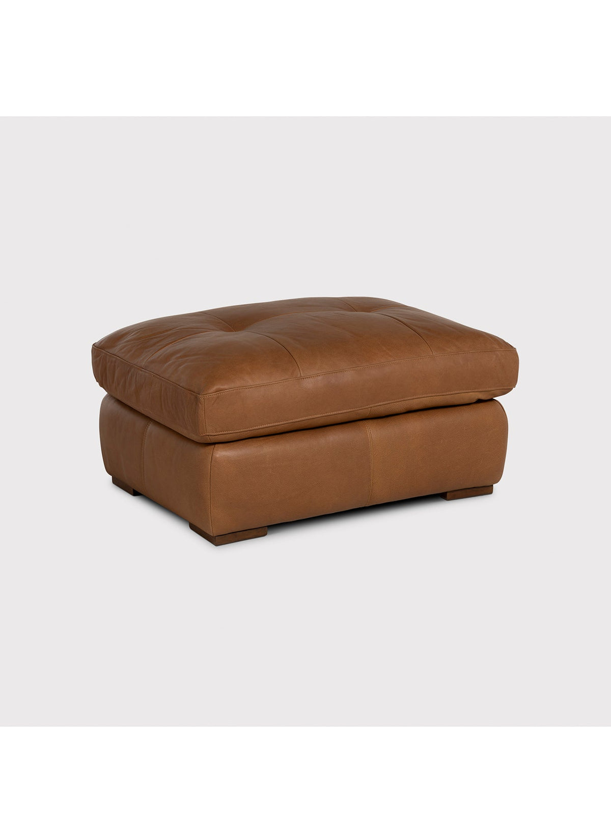 Langley Leather Footstool
