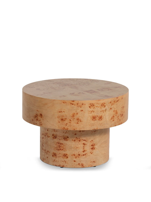 Castile Burl Veneer Side Table