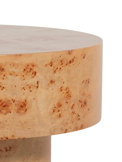 Castile Burl Veneer Side Table