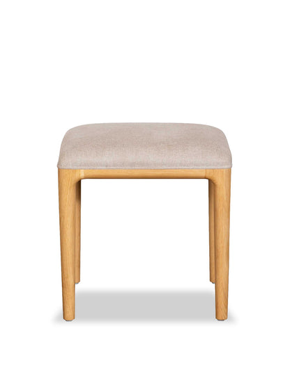 Winchester Oak Upholstered Stool