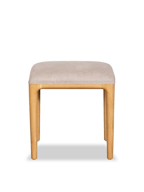Winchester Oak Upholstered Stool