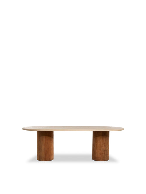 Panama Faux Stone 6 seater Dining Table