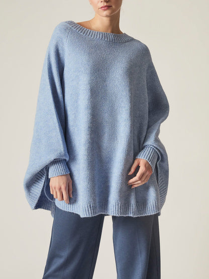 Oversized Pullover Blue
