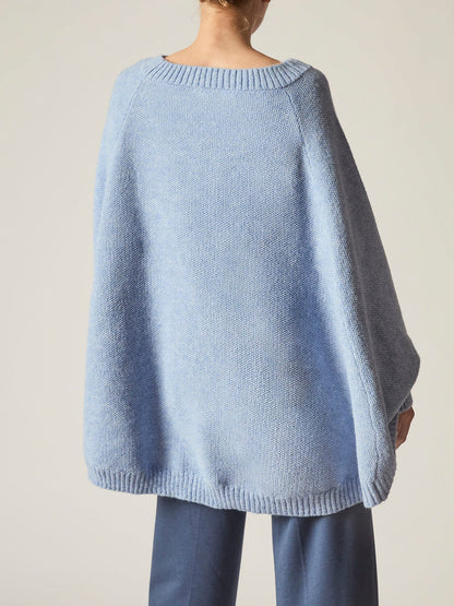Oversized Pullover Blue