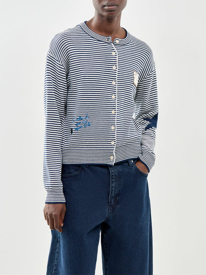 Teiera Stripe Cardigan