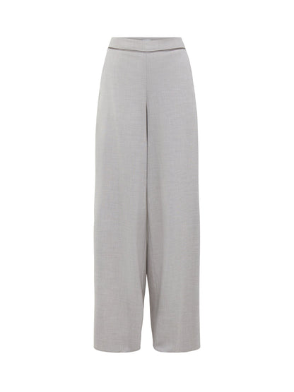 Pausa Wide Leg Trousers Light Grey