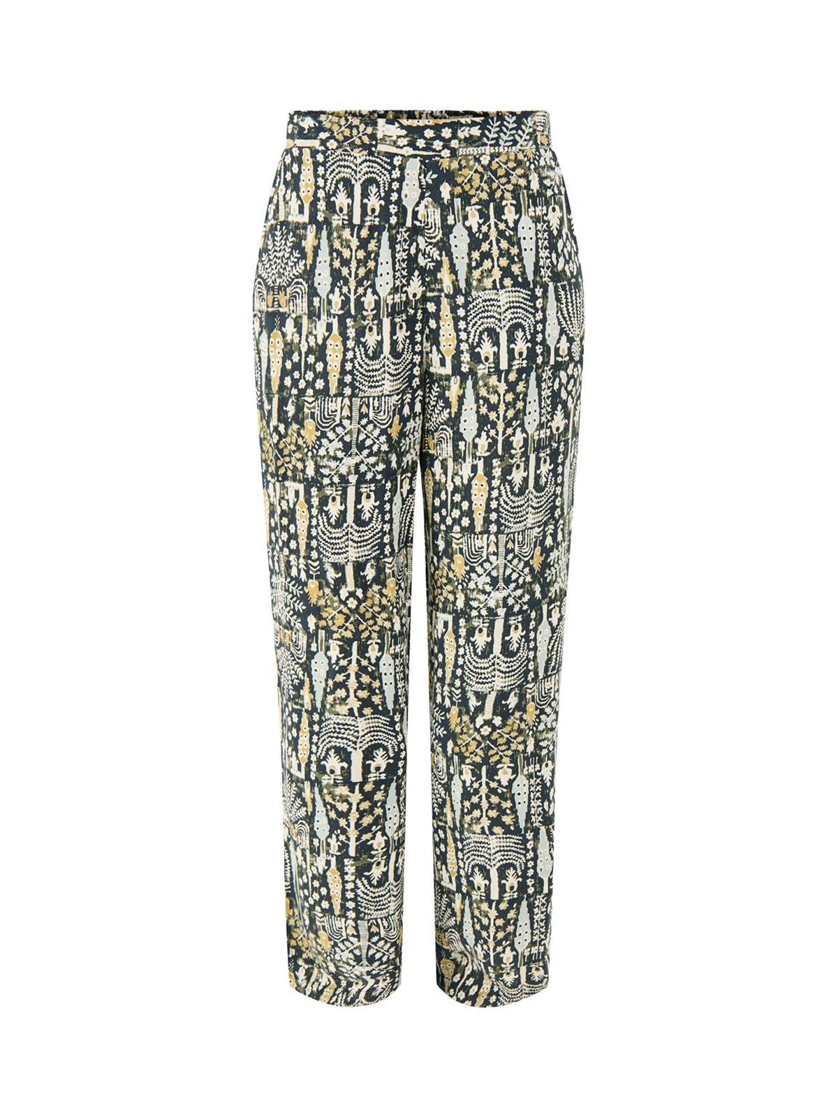Golfi 4-C Printed Straight Trousers Multi