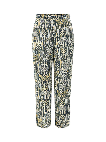 Golfi 4-C Printed Straight Trousers Multi