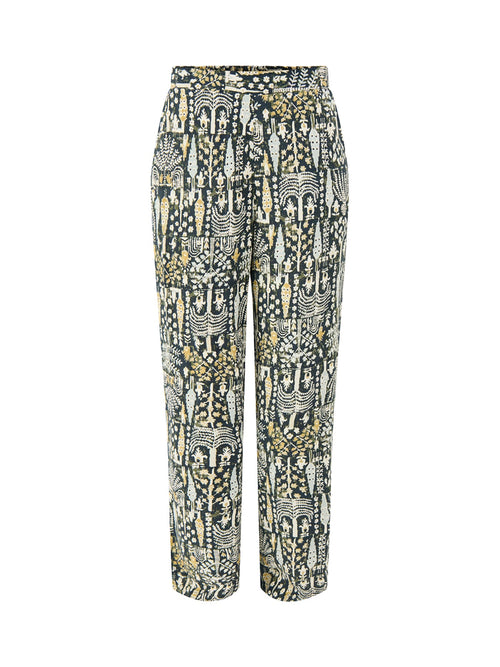 Golfi 4-C Printed Straight Trousers Multi