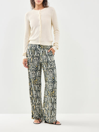 Golfi 4-C Printed Straight Trousers Multi