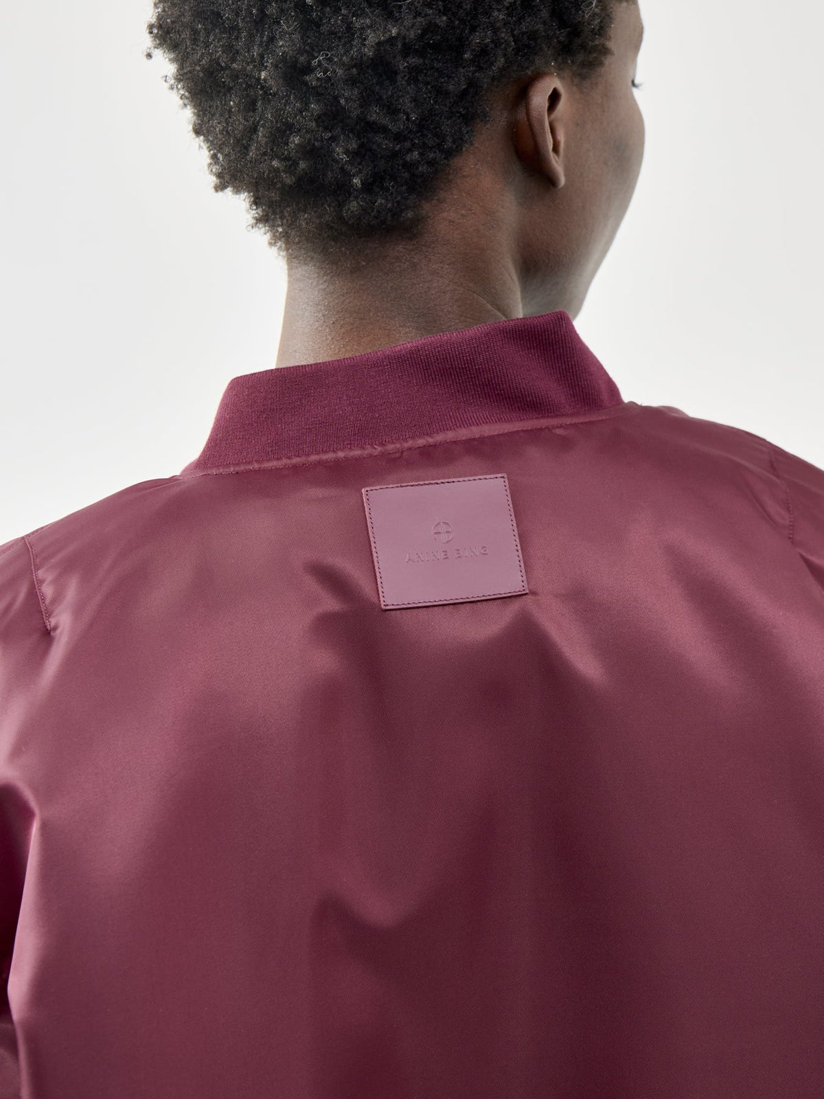 Leon Bomber Jacket Burgundy